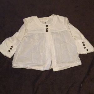 J. Crew Cropped Blouse